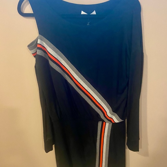 Bailey 55 Black Stripe Dress NWT - Picture 4 of 9